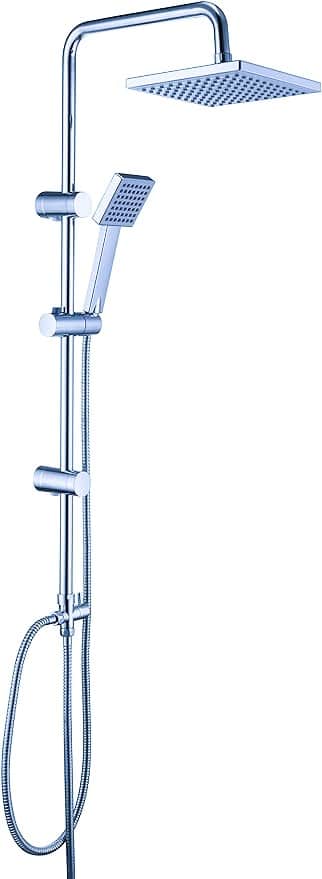 Visuel de la barre de douche avec tous les outils